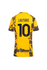 Inter Milan Lautaro Martinez #10 Voetbaltruitje 3e tenue Dames 2024-25 Korte Mouw